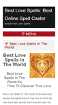 Mobile Screenshot of bestlovespell.com
